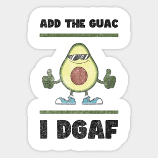 Add The Guac Sticker